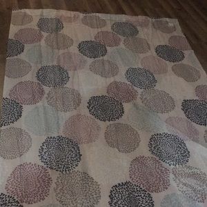 Five Sheer curtain panels, 57 wide x 83 long.